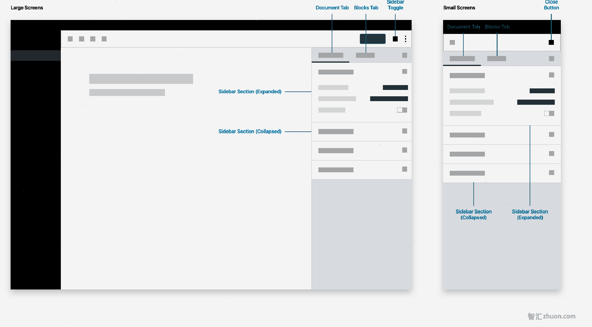 Settings Sidebar